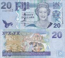 *20 fidžijských dolárov Fidži 2007, P112a UNC - Kliknutím na obrázok zatvorte -